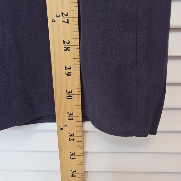 WILFRED FREE Teigen Navy Tee Dress Sz XXS Rayon Mini Old Money Minimalist Casual - Picture 10 of 10